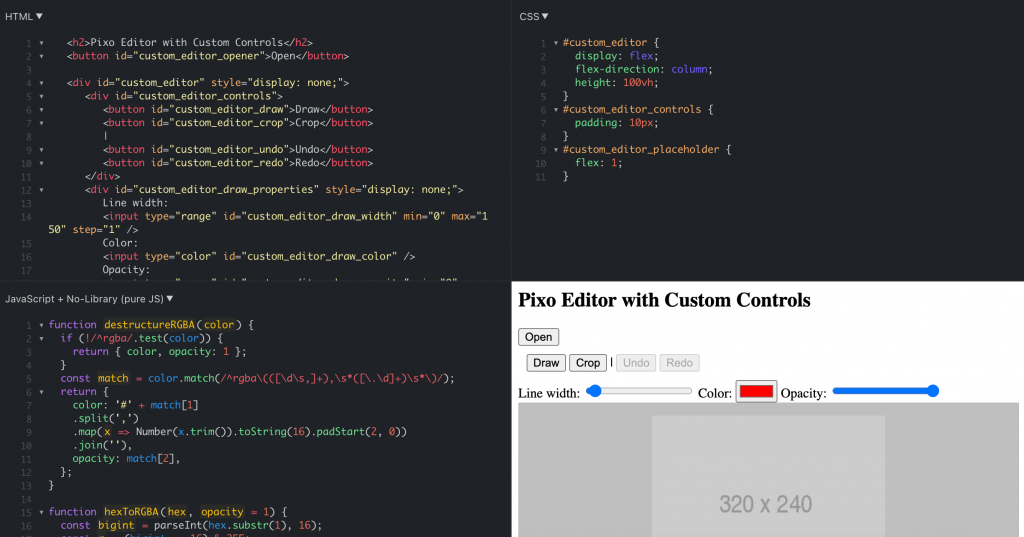 Our brand new Editing API is now available Pixo Image Editor